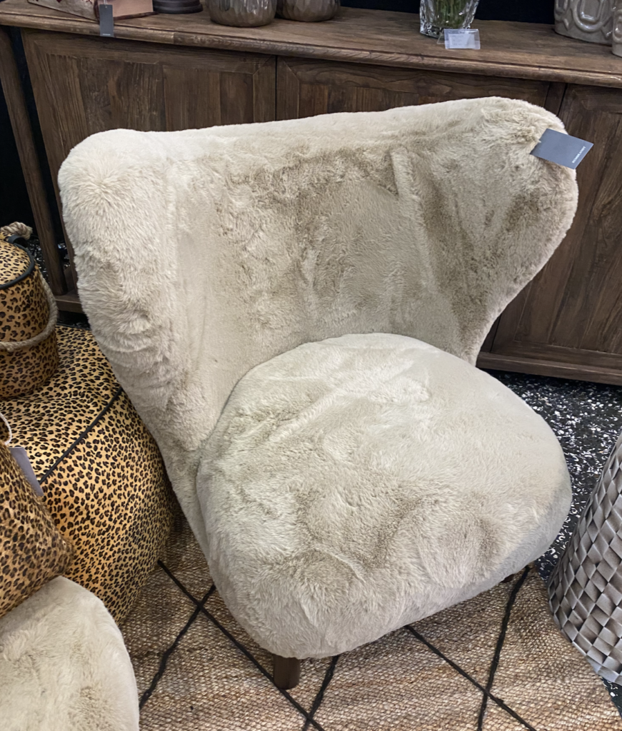 Shaggy Sherpa Faux Sheepskin Armchair - IDO Interior Design Online