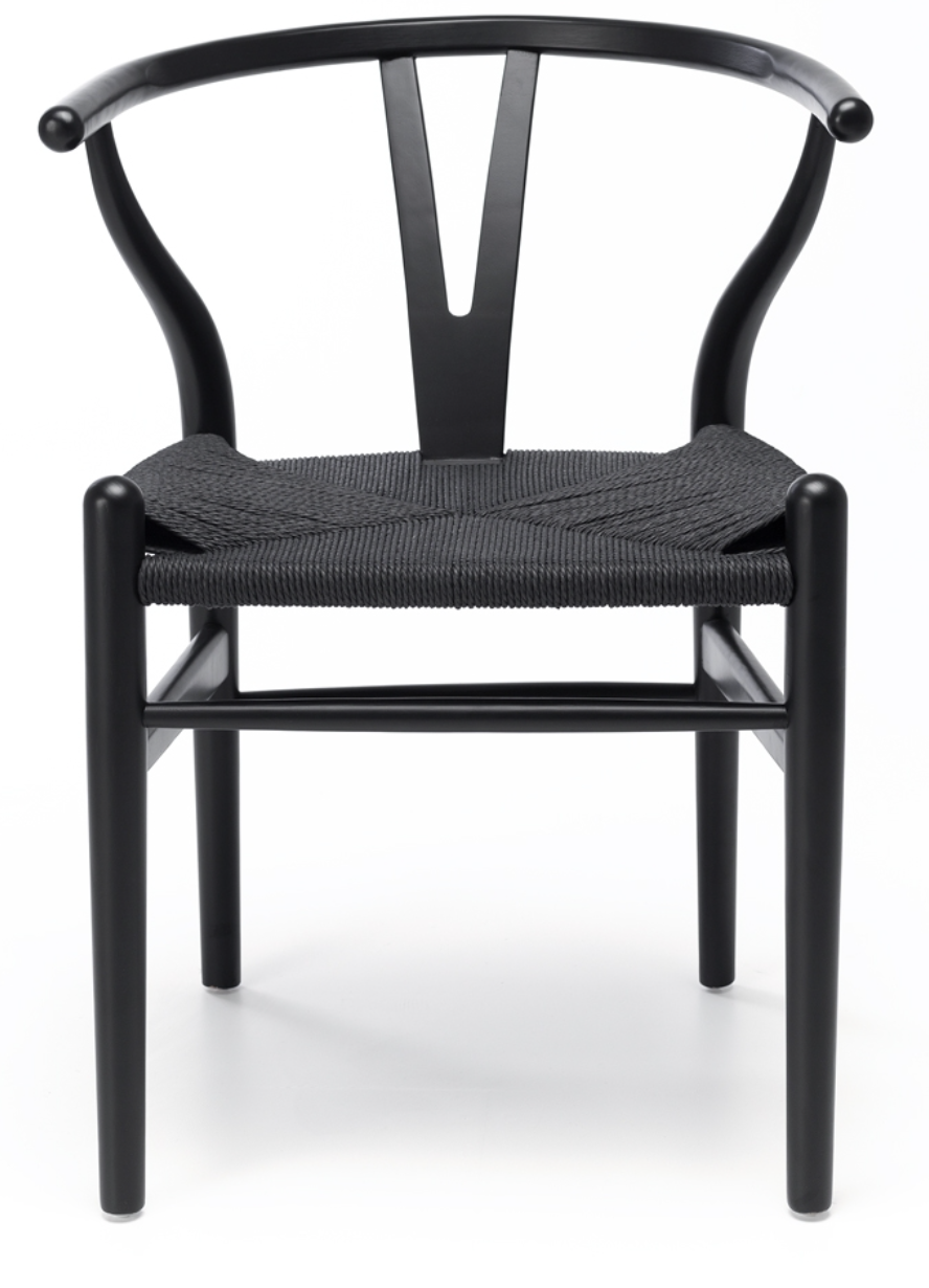Wishbone Chair Black - IDO Interior Design Online