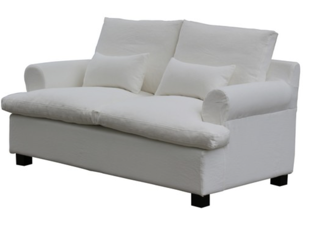 Hampton 2 Seater Sofa White - IDO Interior Design Online