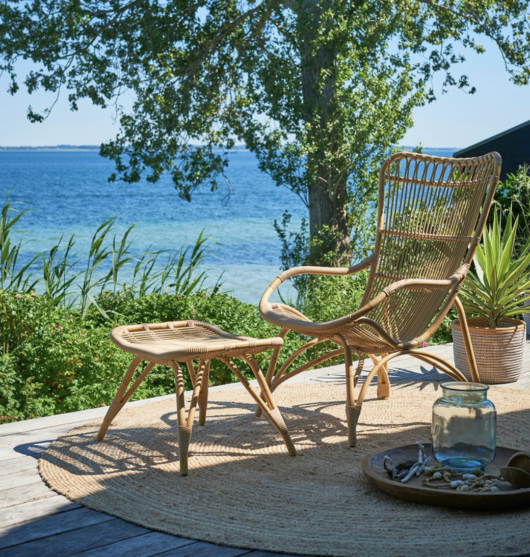 Monet Rattan Outdoor Chair Natural - IDO Interior Design Online